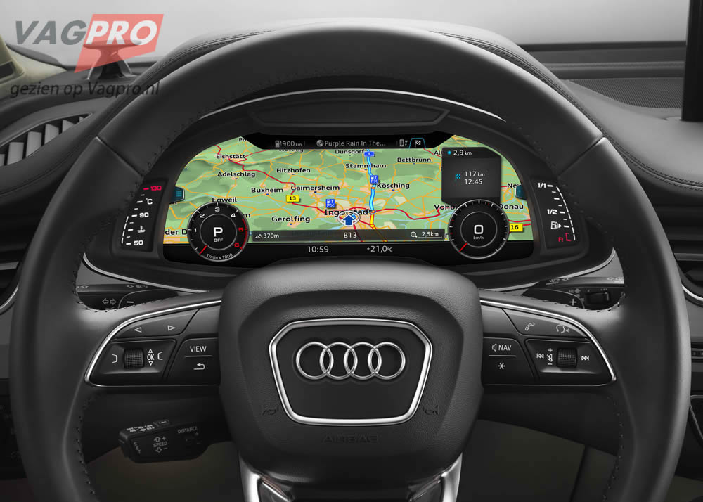 Audi Q7 virtual cockpit dashboard