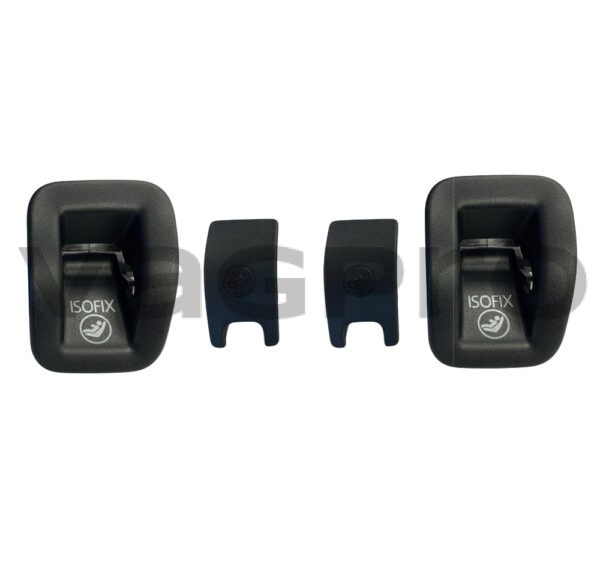 Audi A4:S4, Audi A5:S5, (B8) Isofix montagehulzen-set met afdekking leverbaar in diverse kleuren