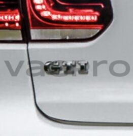 GTI Zilver Plak Logo