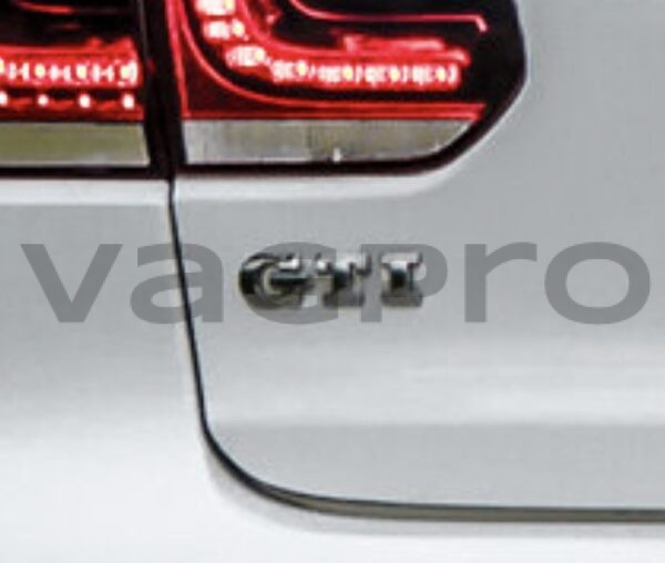 GTI Zilver Plak Logo