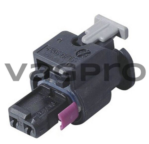 Reparatie kit connector 2 pin 4H0973702 stekkerhuis voor Volkswagen Audi Seat Skoda 